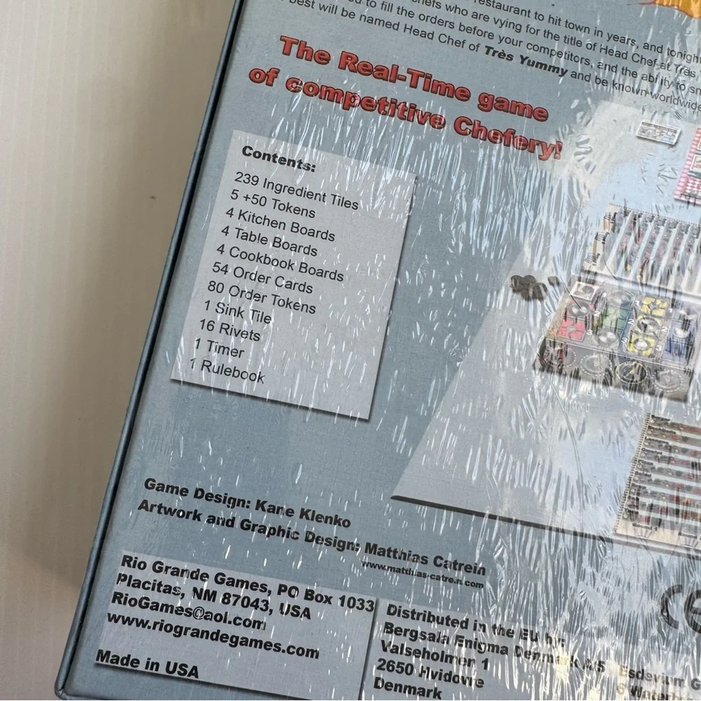 Pressure Cooker Board Game by - Kane Klenko Rio Grande Games